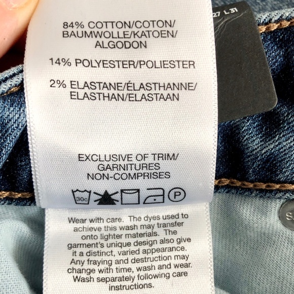 Silver Jeans, Avery, Slim, Bootcut, Curvy Fit, High Rise, Indigo Size 27/31, NEW - Picture 16 of 16